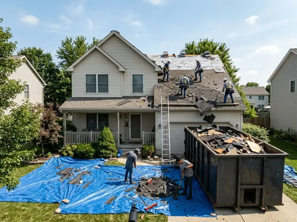 roof-replacement-debris-remova-004 — frequently asked questions, Cheapest Dumpster Rentals in Wade Hampton, SC